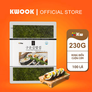 Rong Biển Cuộn Cơm Cao Cấp Kwook 100 Lá 230G [Kwook Vuông]