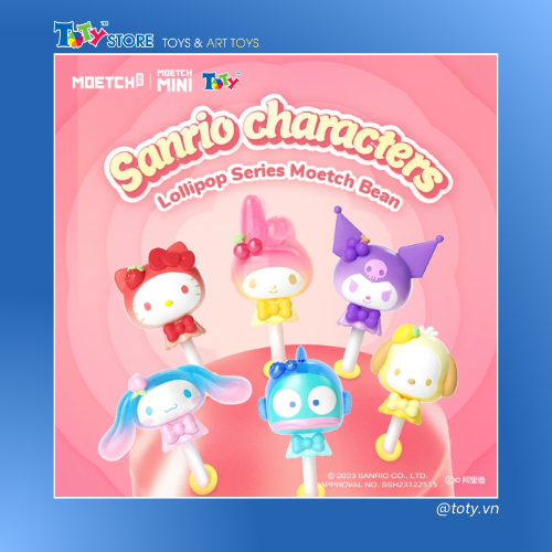 [CHÍNH HÃNG] Mô hình Sanrio characters - Lollipop - Moetch - MB01