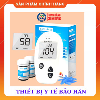 Máy đo đường huyết Sinocare Safe + TẶNG BÚT CHÍCH MÁU LIÊN TỤC