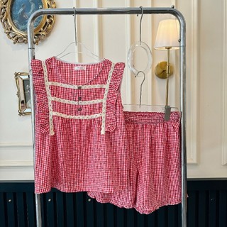  Đồ Bộ mặc nhà Avime Fashion Nữ Chất Thô boil lụa Hàn hàng thiết kế chất liệu thô cotton mềm mát họa tiết dễ thương TH05 