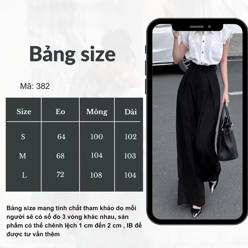 Quần tây ống rộng Hari dáng suông ly giữa chất cao cấp 382 | BigBuy360 - bigbuy360.vn