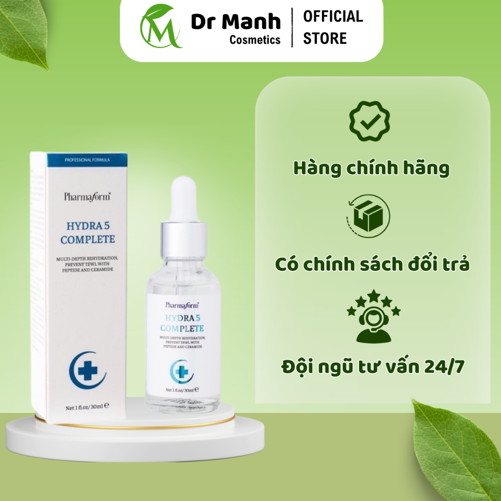 Tinh Chất Pharmaform Hydra 5 Complete Serum Vitamin B5 30ml - Dr Mạnh