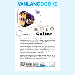 Sách Kỹ Thuật Solo Guitar (Tái Bản 2025) - Văn Lang