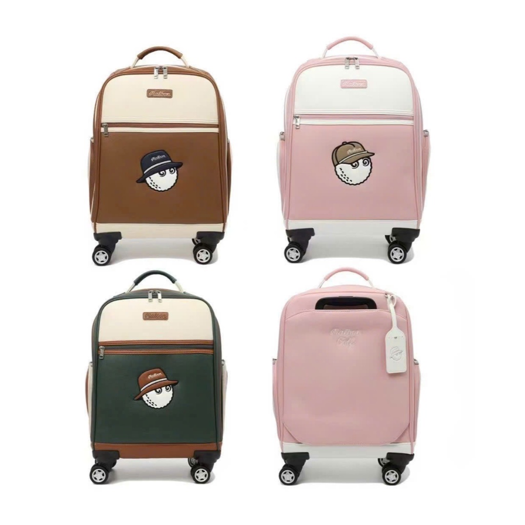 Vali đựng quần áo và giày golf Malbon có bánh xe da PU cao cấp - TG001