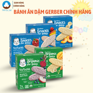 [Hà Nội] Bánh Gạo ăn dặm Nestle Gerber 48g vị nhập khẩu Thái Lan, nhiều vị