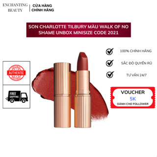 [Minisize] Son Charlotte Tilbury màu Walk of No Shame UNBOX Minisize code 2021