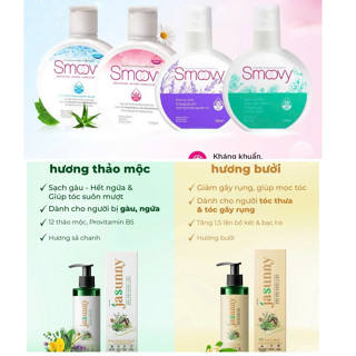 Combo DDVS Smoovy và Dầu gội Jasunny an toàn, dịu nhẹ