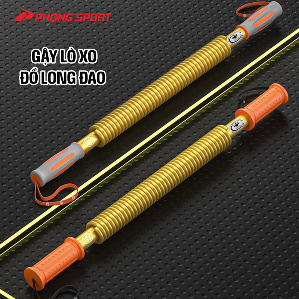 Gậy lò xo tập cơ tay đồ long đao H.Y 20-100kg - Phongsport