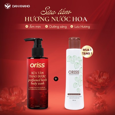 Sữa tắm hương nước hoa Oriss Perfumed Herb Bodywash dưỡng da sáng ẩm mịn lưu hương quyến rũ 150ml