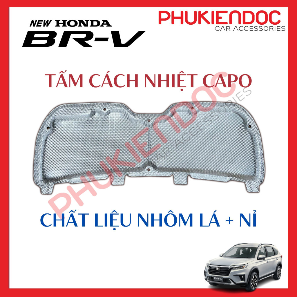 Tấm cách nhiệt, giảm âm capo Honda BRV 2023 2024 2025