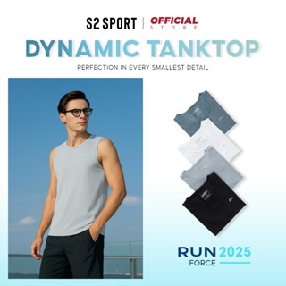 COMBO 2 áo tanktop nam thể thao S2 SPORT áo thun nam sát nách COOLMAX thun lạnh thoáng khí - STT03