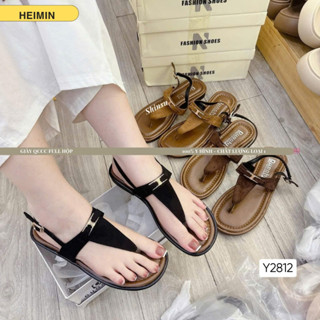 Dép sandal nữ xỏ ngón tag CC Y2812 sang xịn bản QCCC - Dép nữ thời trang cao cấp fullbox cao cấp