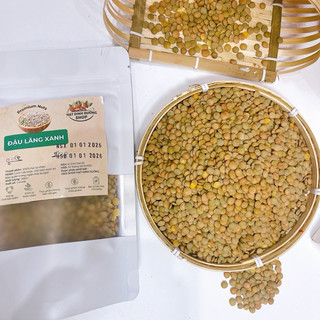500G Đậu Lăng Xanh hữu cơ Nguyên Hạt