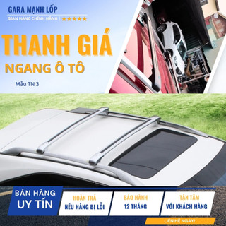 Thanh giá ngang mui ô tô, Thanh ngang nóc ô tô mẫu TN-03, có thể điều chỉnh phù hợp với mọi loại xe