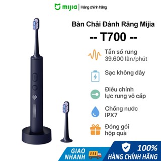 Bàn Chải Đánh Răng Điện Mijia T700 MES604, Sạc Không Dây, Công Nghệ Sóng Âm Mạnh Mẽ,Đóng gói hộp quà