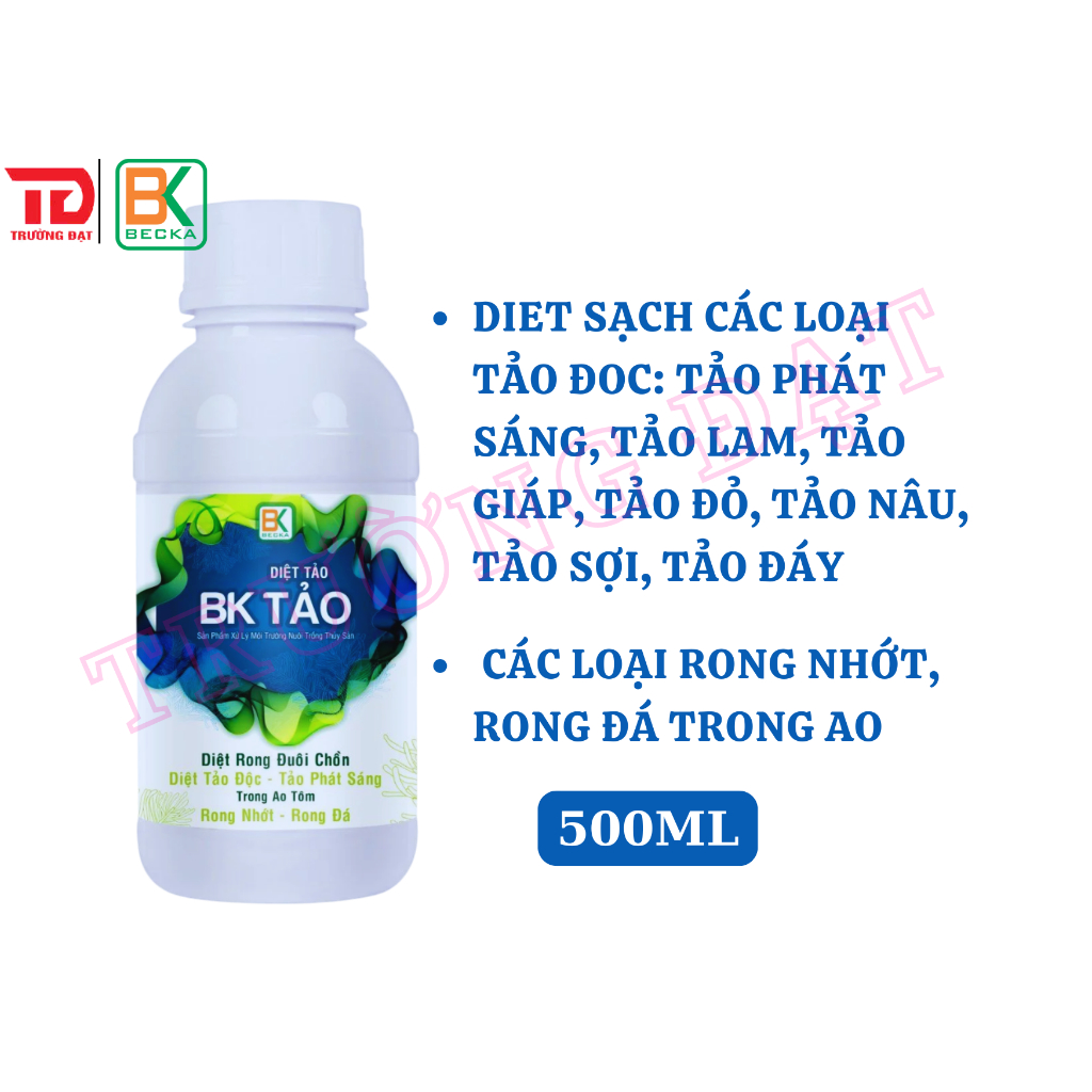 BK TẢO (DRT) 500ml Diet các loại tảo: tảo phát sáng, tảo lam, tảo giáp, tảo đỏ, tảo nâu, tảo sợi