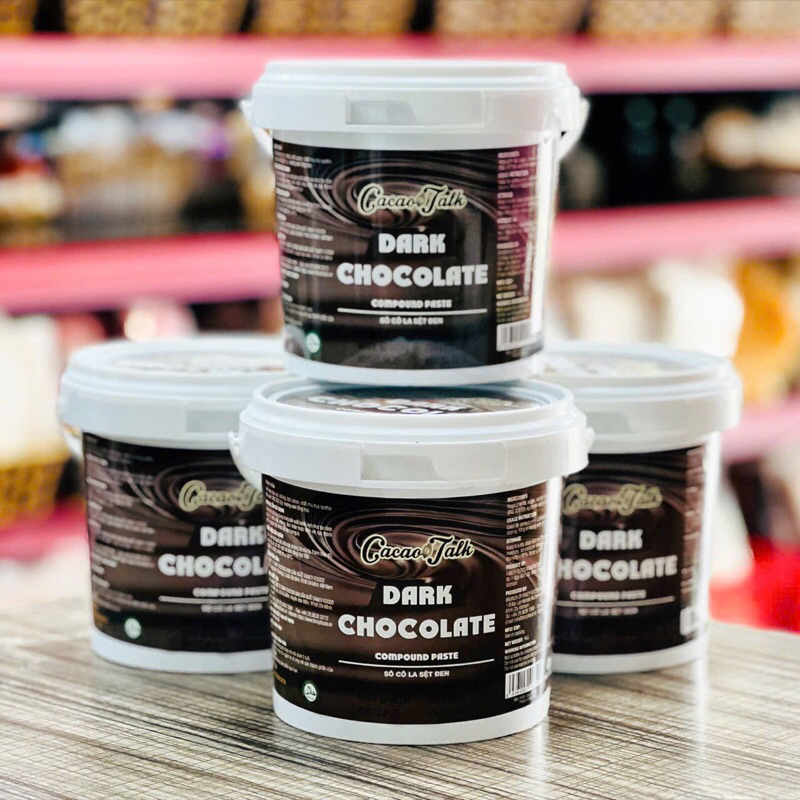 Socola sệt Đen Cacao Talk 1kg