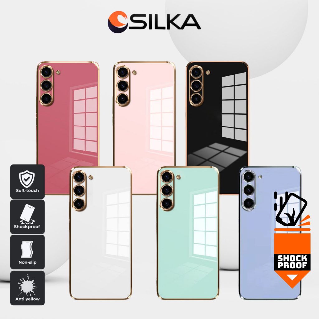 Ốp lưng Samsung S23 FE S23 plus S23 Ultra S22 S22+ S22 Ultra S21 Fe ốp điện thoại mạ viền thời trang