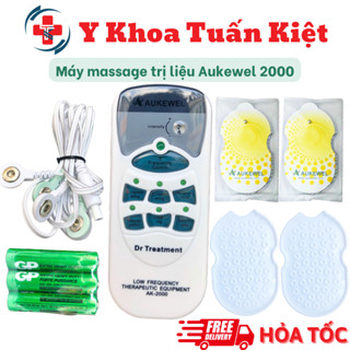  ✅ Máy Massage xung điện trị liệu thương hiệu Đức Aukewel AK-2000 4 miếng dán 