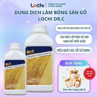 Dung dịch làm bóng sàn gỗ Lochi 500ml phục hồi sàn cũ chống trầy xước bảo vệ sàn gỗ bền đẹp