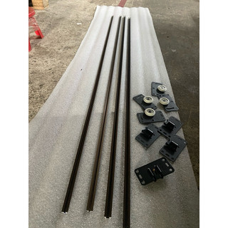 RAY LÙA TỦ ÁO ( TRỌN BỘ 1 tủ gồm CẢ RAY VÀ BÁNH XE)