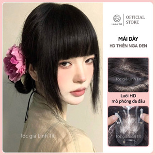 [TẶNG PHỤ KIỆN] Phủ hói HD Mái Dày đảo full ngôi lưới mô phỏng da đầu | Tóc giả Linh Tít