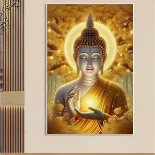 Tranh thêu chữ thập Phật Thích Ca Vs8002, VS8003, VS8006, VS8008 (60x90) chưa thêu