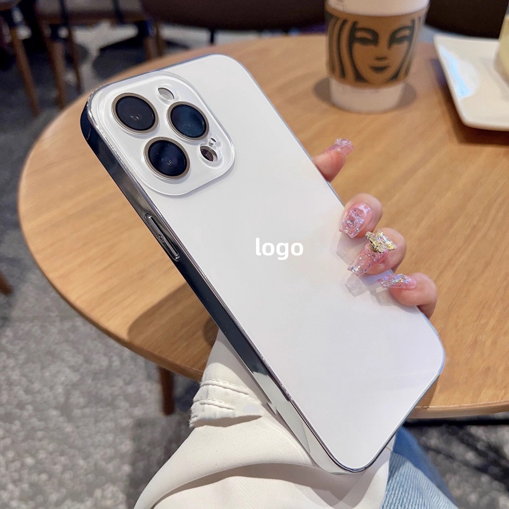 Ốp điện thoại mờ AG sang trọng có màng ống kính cho iPhone 15 Pro Max 11 12 13 14 | BigBuy360 - bigbuy360.vn