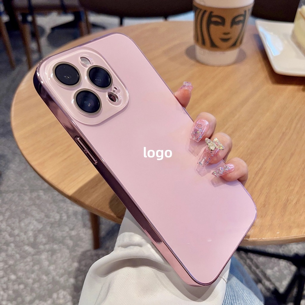 Ốp điện thoại mờ AG sang trọng có màng ống kính cho iPhone 15 Pro Max 11 12 13 14 | BigBuy360 - bigbuy360.vn