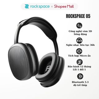  Headphone tai nghe chụp tai không dây bluetooth Rockspace O5 mic đàm thoại chơi game bảo hành 1năm 