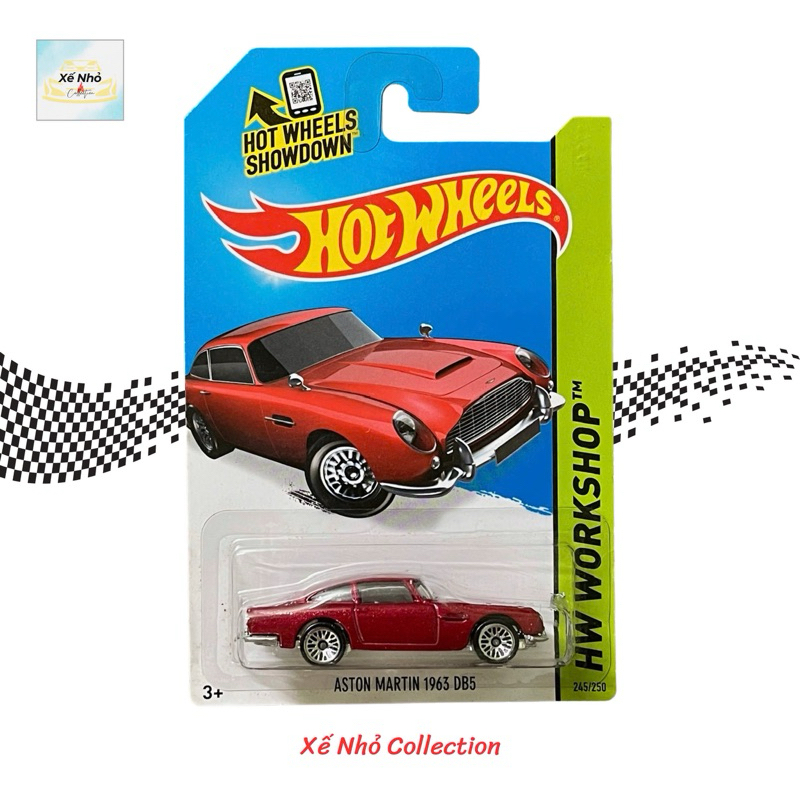 Xe mô hình Hot Wheels basic Aston Martin 1963 DB5
