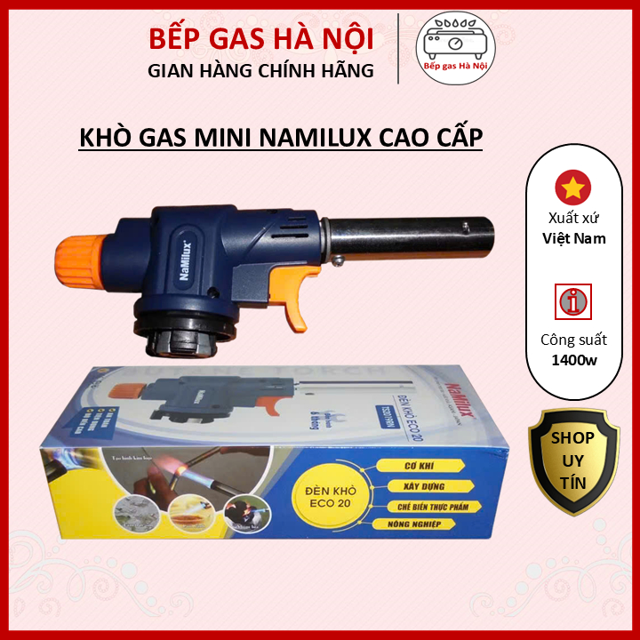 Đèn Khò Gas Namilux NA-192 Chính Hãng (Khò Gas Mini Dành Cho Lon Gas)