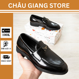 Giày Lười Nam, Da Nam Cao Cấp Mã QC15 Giày Tây Nam Da Bò Thật, Thanh Lịch,Sang Trọng Có Size 38 Đến 43