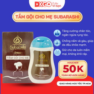   HSD:T8.2025  Tắm Gội Cho Mẹ Sau Sinh SUBARASHI Làm Sạch Giảm Rụng Tóc Ngăn Ngừa Nấm Và Gàu 200ml 