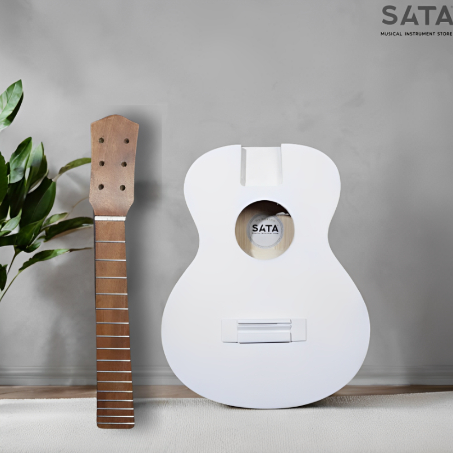 Đàn Guitar Acoustic Mini DIY-01 Tự Lắp Ráp Sáng Tạo ST.Real Guitar Sài Thành