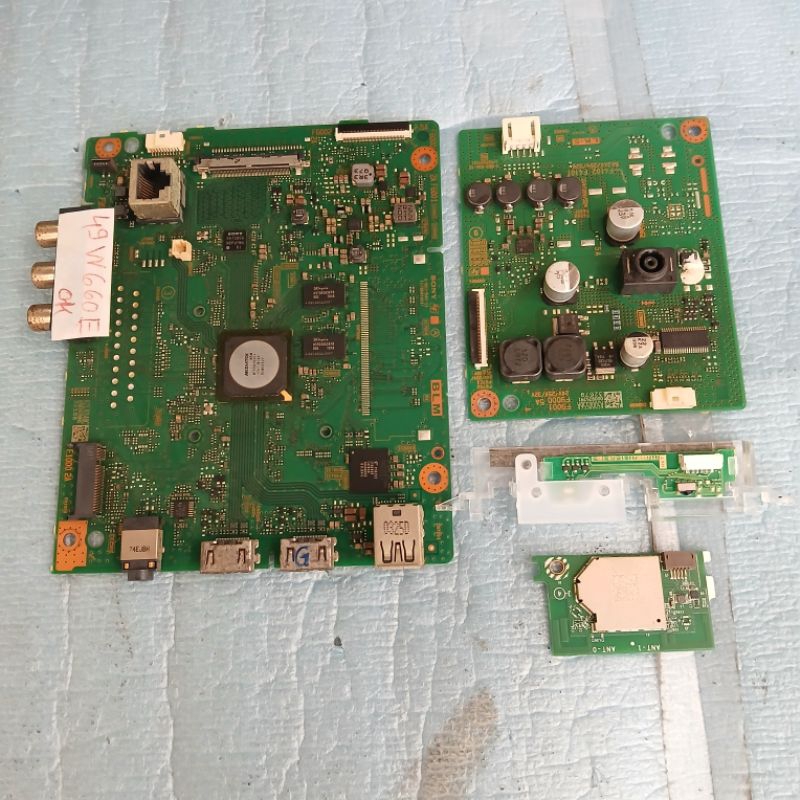 bo mạch tivi Sony 49W660E,bo xử lý, khiển, nguồn, main chính, chủ,cao áp