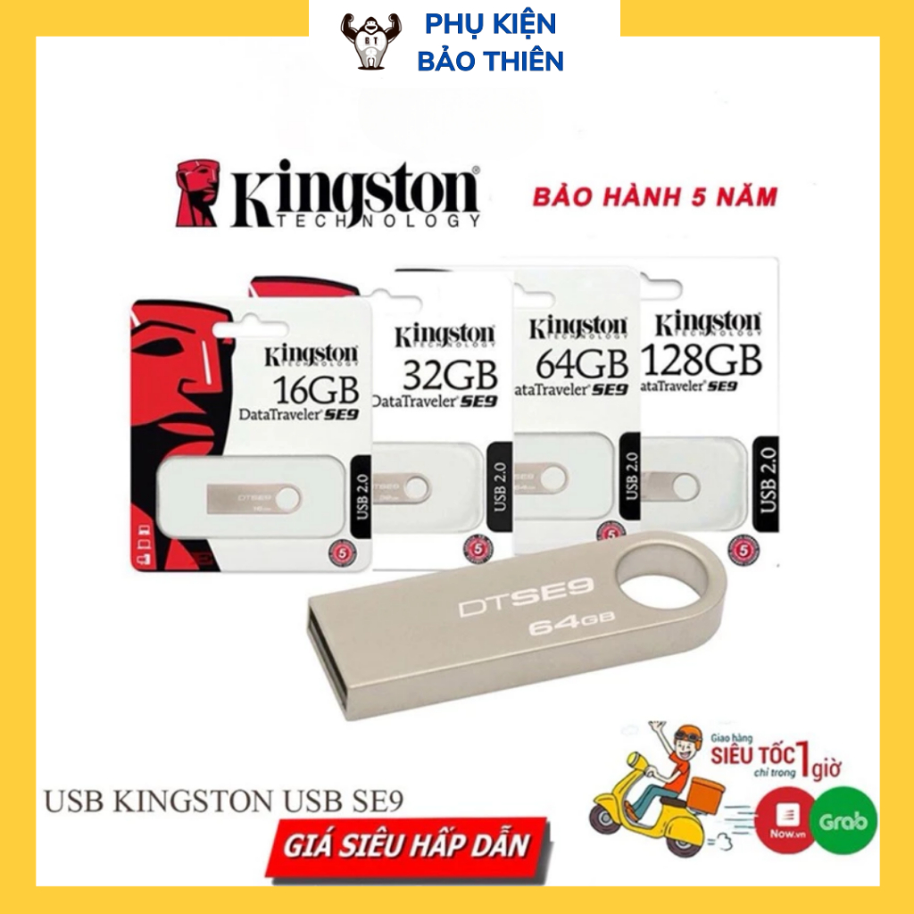USB KINGSTON SẮT CHỐNG NƯỚC 4GB 8GB 16GB 32GB 64GB CHÍNH HÃNG