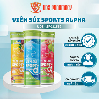  Tuýp 10 Viên Sủi Sport Alpha Pasteur thức uống thể thao bù điện giải bù nước tăng thể lực 