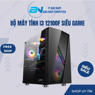  Xả Kho Bộ Máy Tính i3 12100F 16G GTX 1060 6G SSD 256G PC Chơi Game Full Xịn 
