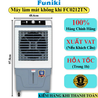 Máy Làm Mát Không Khí Funiki FC0211TN Quạt Điều Hoà Không Khí Tiết Kiệm Điện Có Bánh Xe Di Chuyển