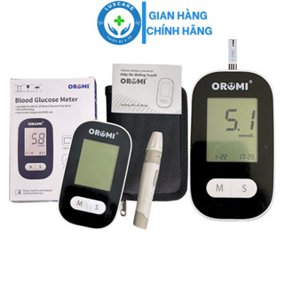 Máy đo đường huyết Oromi CMS10A + 50 Que thử + 50 Kim lấy máu
