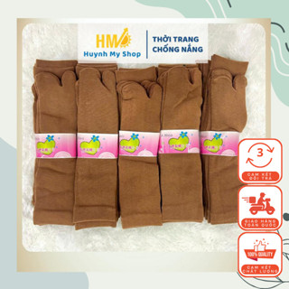 Tất Vớ Lót Lông Thái Loại 1 Màu Nâu Vải Nhung Mềm Mịn, Ủ Kem, Chống Nắng