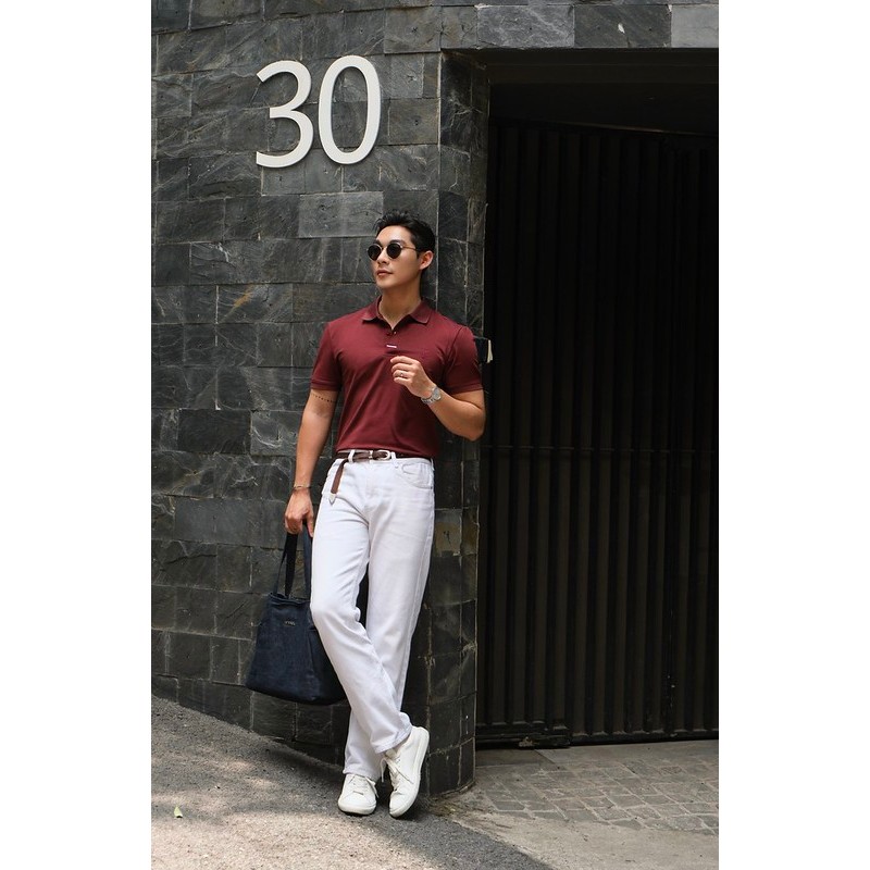 Áo polo nam TORANO CANNES POLO trơn logo ngực, Chống Nhăn, Thoáng Khí, Thiết Kế Trẻ Trung GSTP066 | BigBuy360 - bigbuy360.vn