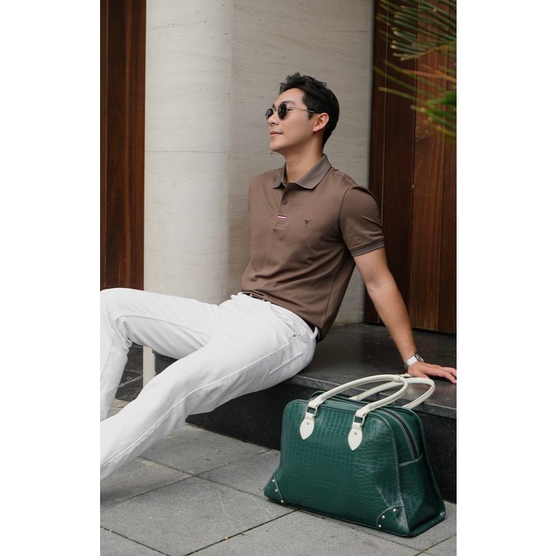 Áo polo nam TORANO CANNES POLO trơn logo ngực, Chống Nhăn, Thoáng Khí, Thiết Kế Trẻ Trung GSTP066 | BigBuy360 - bigbuy360.vn