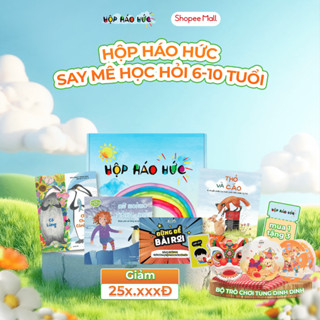 [Quà tặng Tết Trung Thu] Hộp Háo Hức Say Mê Học Hỏi Cho Bé 6-10 tuổi Gồm 3 Cuốn Sách Và 1 Bộ Đồ Chơi Trí Tuệ