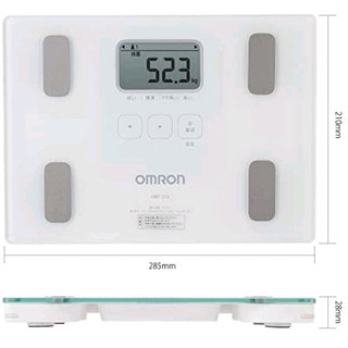 Cân sức khỏe điện tử hiệu OMRON chạy bằng pin. Tải trọng tối đa 150kg -Nhật Bản