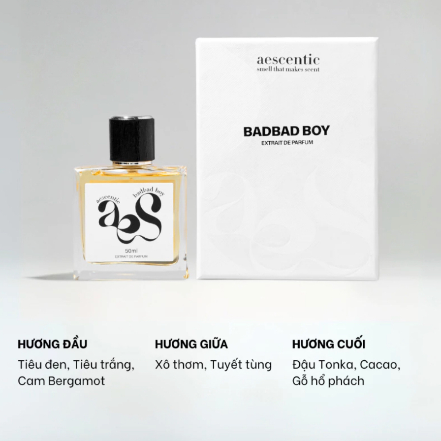 Nước hoa Aescentic BAD BAD BOY - 50ML