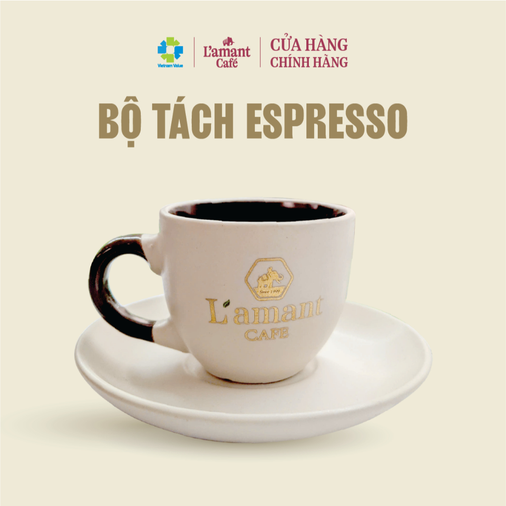Bộ Tách Cafe Espresso L’amant Café