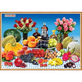  Tranh Dán tường 3d Phòng thờ bàn thờ mâm ngũ quả siêu đẹp bắt mắt... 