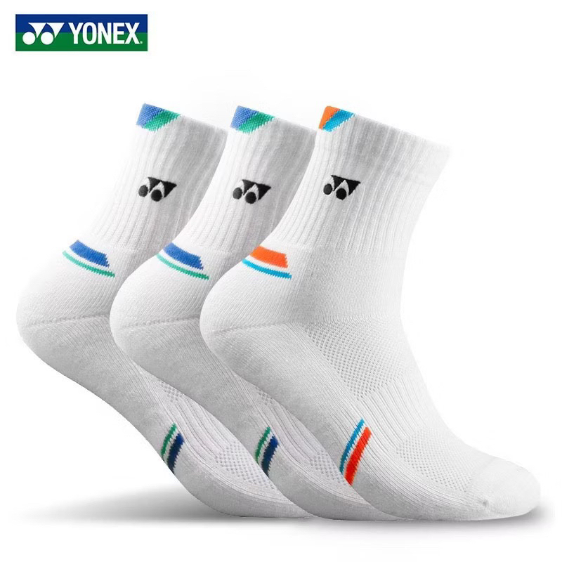 Tất vớ YONEX nam nữ cổ trung lông thể thao lót lông êm chân